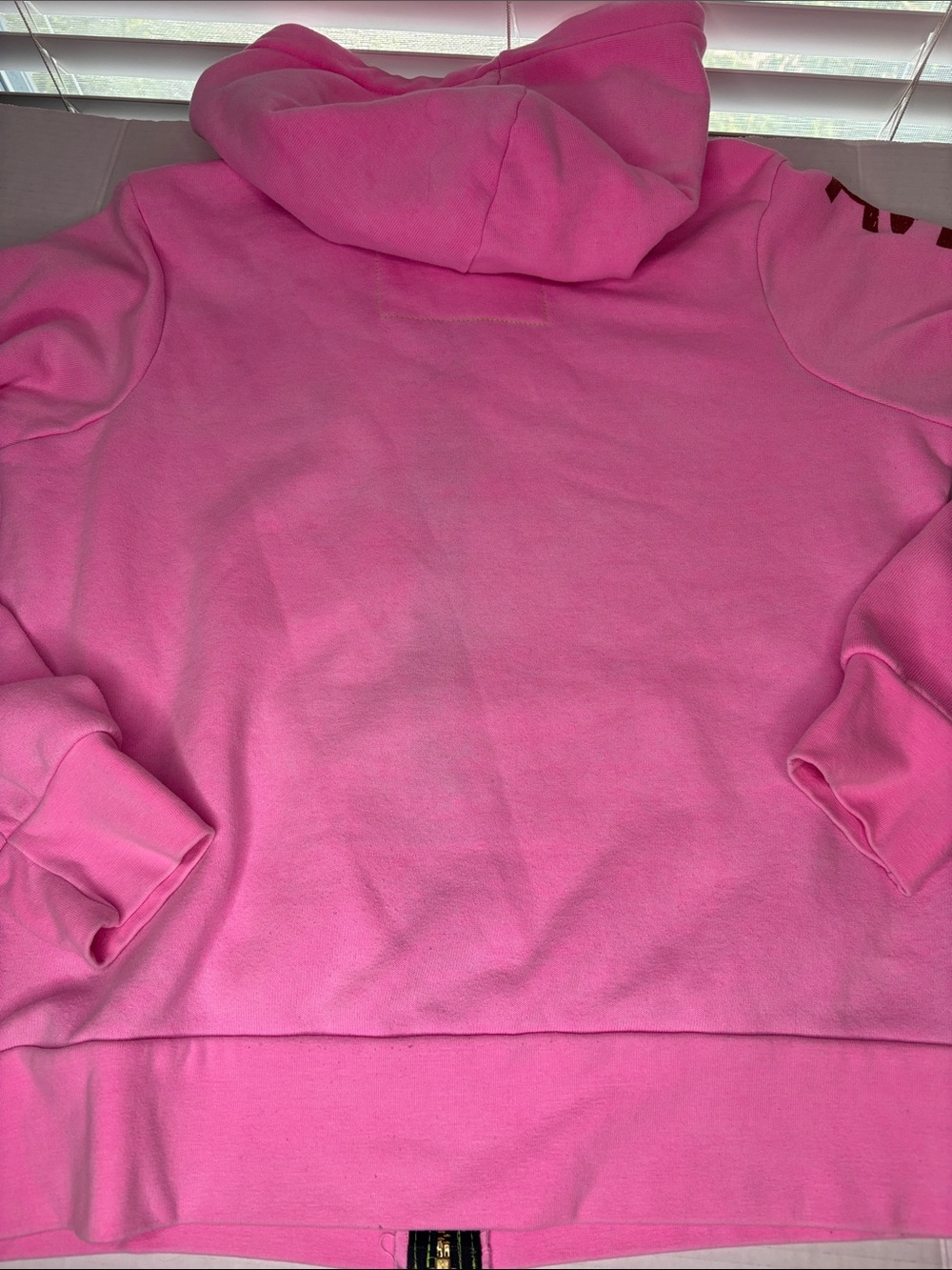Aviator nation Pink Rainbow Patch Zip Hoodie - Picture 7 of 8
